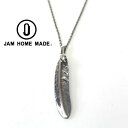 ジャムホームメイド ネックレス JAM HOME MADE ジャムホームメイド フェザー&ダイヤモンドネックレス M シルバー925 プレゼント アクセサリー ギフト 誕生日