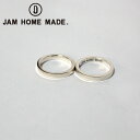 JAM HOME MADE Wz[Ch FLAT DOUBLE DIAMOND RING M SILVER GOLD O w ANZT[