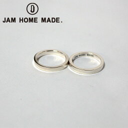 ジャムホームメイド 指輪（レディース） JAM HOME MADE ジャムホームメイド FLAT DOUBLE DIAMOND RING M SILVER GOLD リング 指輪 アクセサリー