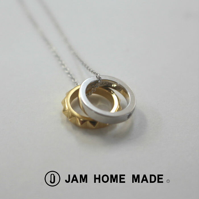 Rakuten - JAM HOME MADE ジャムホームメイド スタッズダブルラブベビーリングネックレス S