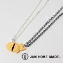 JAM HOME MADE ジャムホームメイド TAIYAKI SHARE NECKLACE 彼女が頭、僕が尻尾 たい焼き ペア ネックレス シルバー925 誕生日 クリスマス バレンタイン