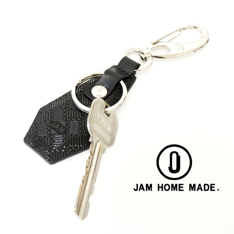 Other - JAM HOME MADE ジャムホームメイド 印傳 - 印伝屋 棺桶 キーホルダー 無響柄 ブランド レザー 鹿革 ギフト キーリング