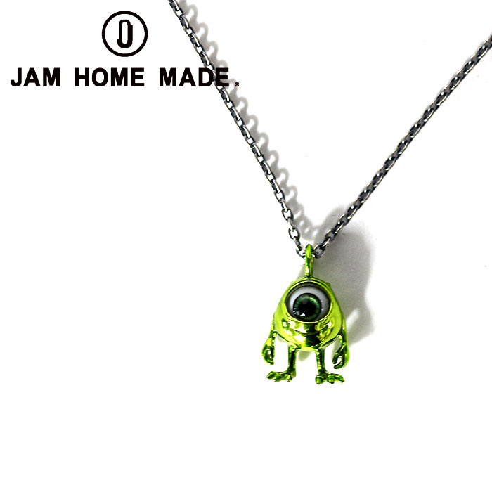 JAM HOME MADE ジャムホームメイド モンスターズ ユニバーシティ マイク ネックレス -GREEN- モンスターズインク