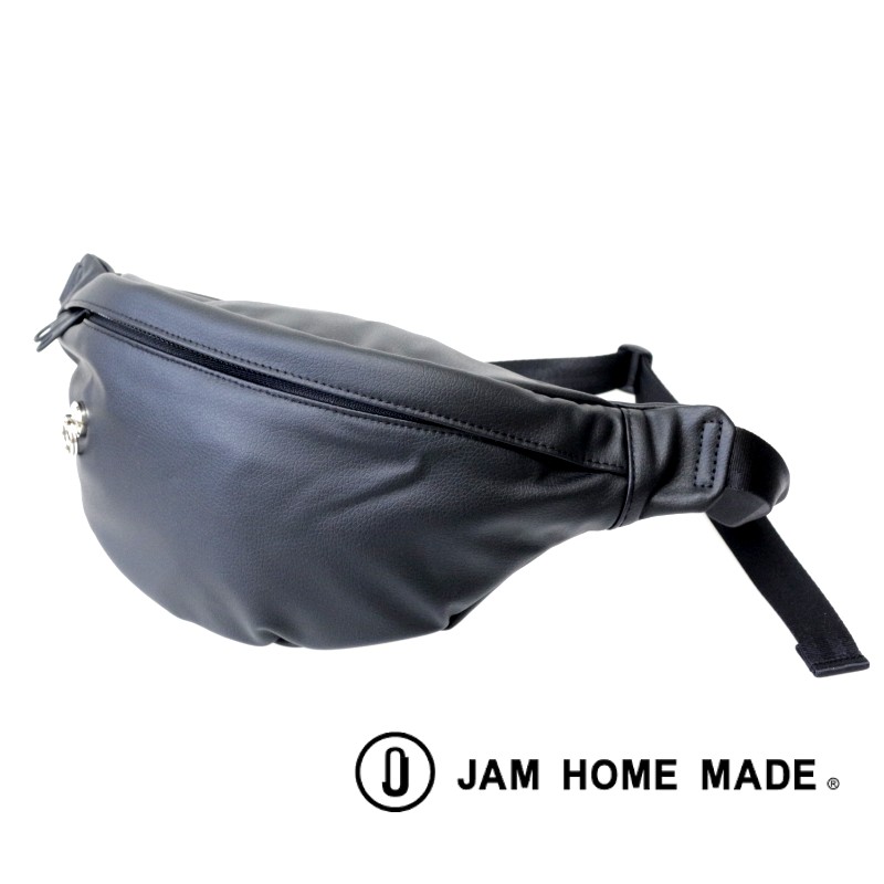 JAM HOME MADE ジャムホームメイド エシカルレザー シンプル ミニウエストポーチ ボディバッグ ショルダーバッグ 日本製 コンパクト 小型 ギフト プレゼント