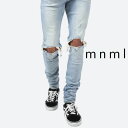 ミニマル mnml X1 Stretch Denim スキニージーンズ SKINNY ボトムス 通販 オシャレ かっこいい モテる(4)