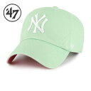47 フォーティーセブン ヤンキース キャップ CAP 47 CLEAN UP メンズ レディース 帽子 ベースボールキャップ 野球帽 スポーツ アウトドア ギ...