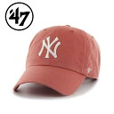 47 フォーティセブン ヤンキース キャップ cap クリーンナップ 帽子 NY Yankees CLEAN UP メジャーリーグ ベースボールキャップ 野球帽...