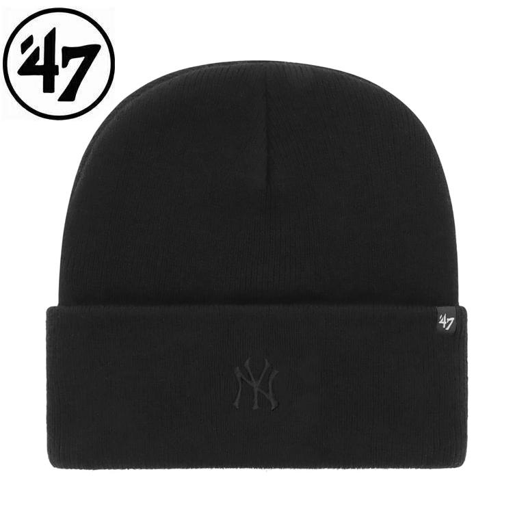 47 եƥ֥ Yankees Base Runner 47 Cuff knit BlackBlack Logo ˥å˹ ˥åȥå ˹ å  ǥ  ɴ ȥɥ  л