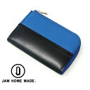 JAM HOME MADE ジャムホームメイド L字ファスナー ミニ財布 コンパクト 小型 さいふ サイフ ユニセックス ギフト レザー 牛革