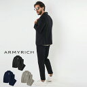 ARMYRICH アーミーリッチ ジャケット ロングパンツ セットアップ スーツ オフィス 通勤 リモート 在宅 メンズ カジュアル ブラック ネイビー グレージュ M L XL