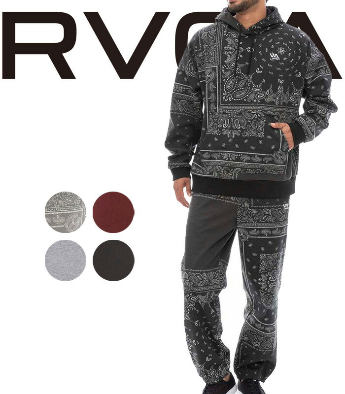 RVCA ルーカ WRWB セットアップ メンズ 上下セット 男性 ジャージ ルーズシルエット スウェット ルームウェア カジュアル スポーツ ブランド おしゃ...