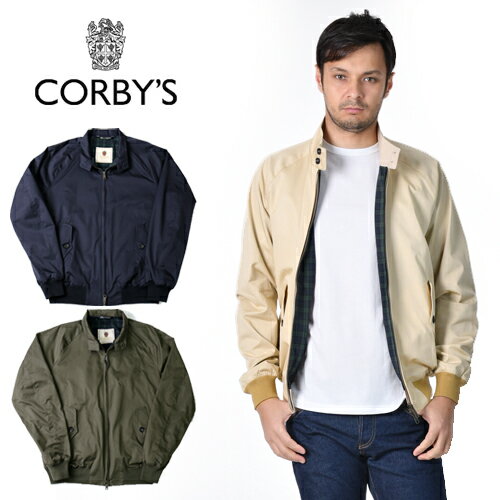 [SALE]Corby’s/コービーズ ハリントンジャケット ブリスベンモス ブレーク HARRINGTON JKT Brisbane Moss Brake [メンズ ブルゾン ジャケット　ブリスベンモス ハリントン ショート丈 ストレッチ おしゃれ かっこいい 春服 春物 春 大人 彼氏 プレゼント]