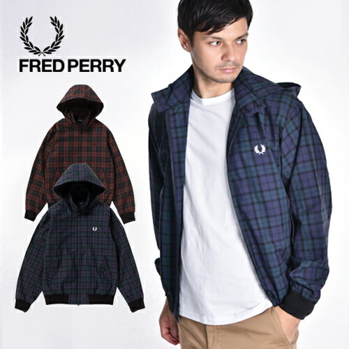  FRED PERRY/フレッドペリー フードハリントン ジャケット HOODED HARRINGTON JACKET F2601