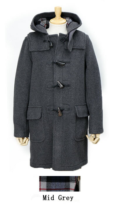 London Tradition ロンドントラディション ダッフルコート Duffle Coat Martin Slim Long メンズ コート ダッフル ロング ウール メルトン ダブルフェイス タータンチェック トグル 軽 暖か おしゃれ かっこいい 冬服 冬物 冬 大人 彼氏 プレゼント のおすすめ キテミヨ