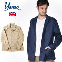 [期間SALE] yarmo / ヤーモ ニュードライバーズジャケット NEW DRIVERS JACKET Brisbane Moss YAR-20SS [メンズ ジャケット テーラード ワーク CC41 ブリスベンモス コットン キャバリーツイル…