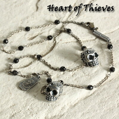 [期間SALE] Heart of Thieves/ハートオブシーブス ジャンクスカルネックレス HTN701SVP[メンズ ネックレス アクセサリー おしゃれ かっ..