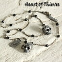 [期間SALE] Heart of Thieves/ハートオブシーブス ジャンクスカルネックレス HTN701SVP[メンズ ネックレス アクセサリー おしゃれ かっこいい 紳士 秋服 秋物 秋 冬服 冬物 冬 大人 彼氏 プレゼント]◆60%～