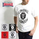 LONSDALE/ロンズデール Lion TシャツUK14CCS13[メンズ 半袖 Tシャツ ティーシャツ カットソー おしゃれ かっこいい 紳士 秋服 秋物 秋 冬服 冬物 冬 大人 彼氏 プレゼント]◆30%～49%