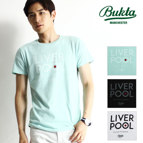 Bukta/バクタ グラフィックTシャツ liverpool B5S09[メンズ 半袖 Tシャツ ティーシャツ カットソー おしゃれ かっこいい 紳士 秋服 秋物 秋 冬服 冬物 冬 大人 彼氏 プレゼント]