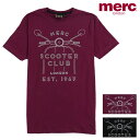 merc london/メルクロンドン スクータークラブプリント半袖Tシャツ BRIERFIELD 1716202