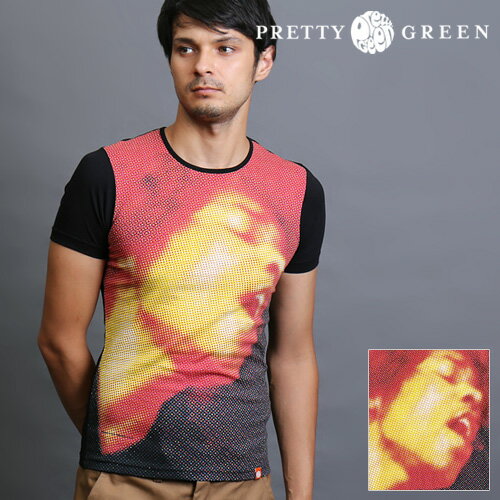 [期間SALE] PRETTY GREEN/プリティーグリーン LADYLAND プリントTシャツ GSXG94738792[メンズ 半袖 Tシャツ ティーシャツ カットソー おしゃれ かっこいい 紳士 秋服 秋物 秋 冬服 冬物 冬 大人 彼氏 プレゼント]◆30%～49%