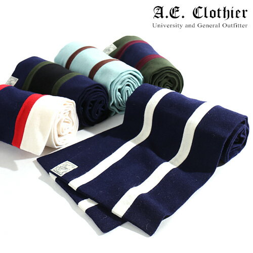 A.E.Clothier/エーイークローシア ストライプマフ