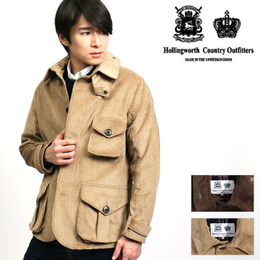 Hollingworth Country Outfitters/ホリングワース コーデュロイ バーミンガムジャケット APPALOOSA FROST H008[メンズ ジャケット ハンティング おしゃれ かっこいい 紳士 秋服 秋物 秋 冬服 冬物 冬 大人 彼氏 プレゼント]◆30%〜49%