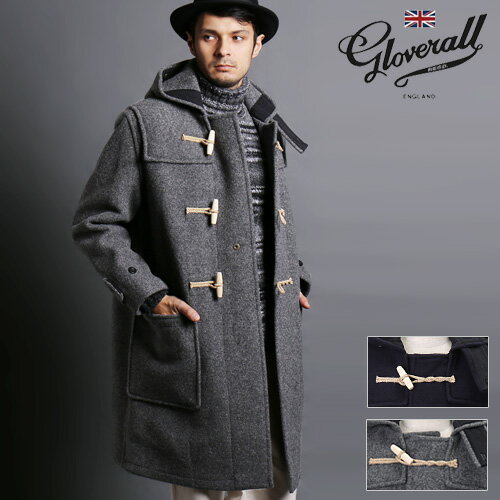 期間SALE Gloverall/グローバーオール ダッフルコート DUFFLE COAT MONTY (52 CLOTH) MC58552 メンズ コート ロングコート ダッフル ウール ゆったり 大きめ おしゃれ かっこいい 紳士 秋 冬服 冬物 大人 彼氏 プレゼント