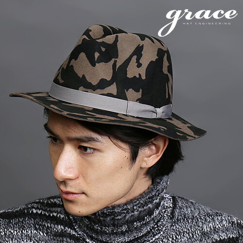 [21年秋SALE] Grace/グレース LOUISE HAT ZH013F[メンズ ハット 帽子 おしゃれ かっこいい 紳士ハット おしゃれ かっこいい 紳士 秋服 秋物 秋 冬服 冬物 冬 大人 彼氏 プレゼント]◆50%〜59%