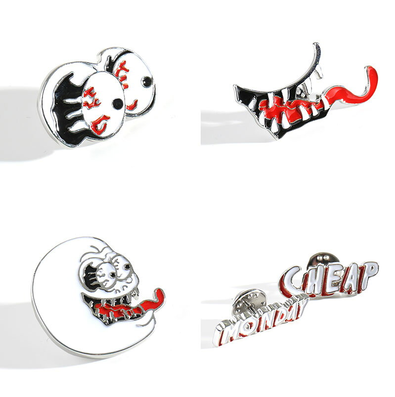 [期間SALE] CHEAP MONDAY/チープマンデー Shocked badges ピンバッジ 0399863-Q[メンズ バッジ ピンバッジ バッチ ピンバッチ スカル 目玉 ブランドロゴ アクセサリー おしゃれ かっこいい 紳士 秋服 秋物 秋 冬服 冬物 冬 大人 彼氏 プレゼント]◆30%〜49%の商品画像 3