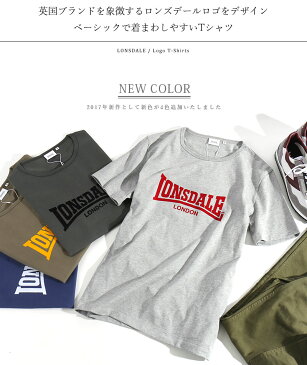 LONSDALE/ロンズデール ベーシックロゴ Tシャツ L8101/L7101/L6106/L51001[メンズ 半袖 Tシャツ カットソー ティーシャツ メンズTシャツ カットソー おしゃれ かっこいい 紳士 春服 春物 春 夏服 夏物 夏 大人 彼氏 プレゼント]