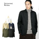 期間SALE Universal Works/ユニバーサルワークス ベイカージャケット BAKER JACKET UW TWILL UW1812002 18102(UW1821042 19102) メンズ ジャケット カバーオール ワーク ベイカーズ 一重 ツイル おしゃれ かっこいい 彼氏 プレゼント