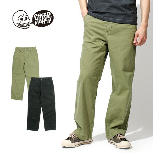 [20春夏SALE] CHEAP MONDAY/チープマンデー ソリッドトラウザーズパンツ Solid trousers 0542599-S/0524981-S[メンズ ズボン パンツ チノパン カーゴパンツ ミリタリー トラウザーズ おしゃれ かっこいい 冬服 冬物 冬 大人 彼氏 プレゼント]◆30%〜49%