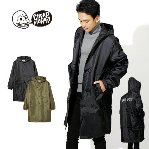 Sale Cheap Monday チープマンデー ベンチコート Core Coat Echologo T メンズ コート ベンチコート 中綿 ロング フード 軽量 アウトドア 防寒 おしゃれ かっこいい 紳士 秋服 秋物 秋 冬服 冬物 冬 大人 彼氏 プレゼント 30 49 大人 ベンチ コート道を