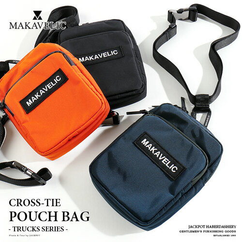  MAKAVELIC/マキャベリック ポーチバッグ TRUCKS CROSS-TIE POUCH BAG 3108-10507