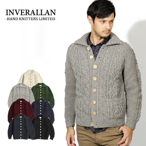  inverallan/インバーアラン ニットカーディガン 3A LUMBER