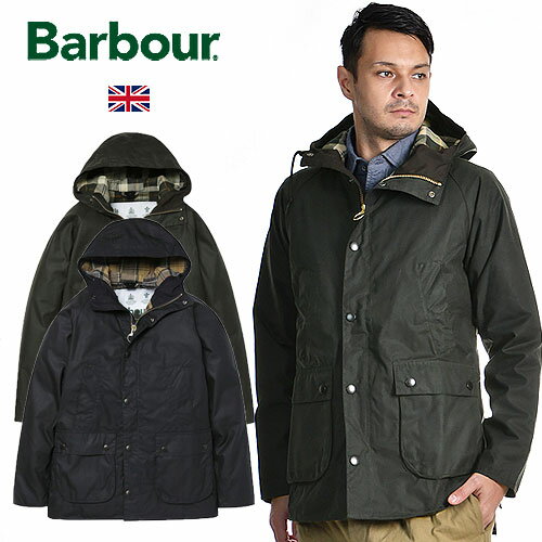 バブアー コート メンズ [期間SALE] Barbour/バブアー フーデッドビデイルジャケット HOODED BEDALE SL(oil Wax) MWX1369[メンズ パーカー PARKA フードジャケット オイルドコットン ワックス 防寒 タータンチェック バーブァー おしゃれ かっこいい 冬服 冬物 冬 大人 彼氏 プレゼント]