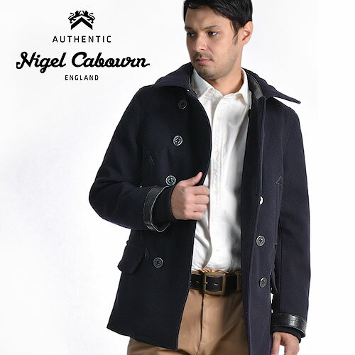 Nigel Cabourn/ナイジェル ケーボン 40S U.S.ネイビーピーコート 40S U.S. NAVY P-COAT 80470000050 23年秋冬新作 メンズ ジャケット 英国 イギリス 40年代 ヴィンテージ メルトンウール おしゃれ かっこいい 冬服 冬物 冬 大人 彼氏 こだわり プレゼント