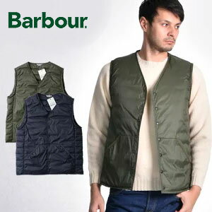 [22年春SALE]Barbour/バブアー カラーレス バッフル ジレ COLLARLESS BAFFLE GILET MGI0059 インナーベスト カラーレスベスト[ 中綿 ダウン おしゃれ かっこいい 英国 ロイヤルワレント WHITE LABEL 日本規格 紳士 秋 冬 大人 彼氏 プレゼント]