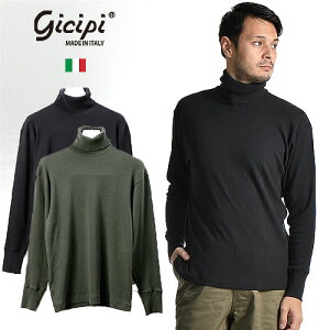 gicipi/ジチピ カシミア コットン タートルネック ニット MISTO CASHMERE ELEFANTE エレファンテ 2104A[メンズ 長袖 セーター ニットソー カシミア混 リラックスフィット イタリア おしゃれ かっこいい 紳士 秋服 秋物 秋 冬服 冬物 冬 大人 彼氏 プレゼント]