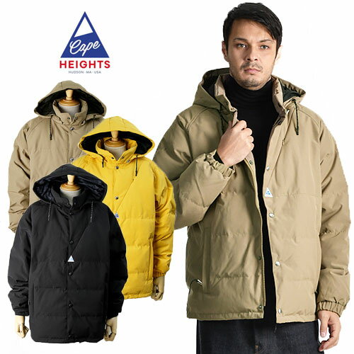 楽天JACKPOT[期間SALE] Cape HEIGHTS/ケープハイツ LUTAK Jacket ルタックジャケット （80/20クロス） CHM111731221[メンズ ブルゾン ダウンジャケット ハーネス アウトドア 80/20クロス 暖かい おしゃれ かっこいい 秋服 秋物 秋冬服 冬物 冬 大人 彼氏 プレゼント]