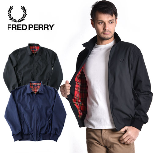 フレッドペリー ジャケット メンズ FRED PERRY/フレッドペリー メイドインイングランド ハリントンジャケット MADE IN ENGLAND HARRINGTON JACKET J7320 [24年秋冬新作 メンズ ブルゾン ショート丈 英国製ストレッチ おしゃれ かっこいい 春服 春物 春 大人 彼氏 プレゼント]