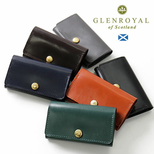 Glenroyal/グレンロイヤル SLM BUSINESS CARD HOLDER 03-6131 名刺入れ [カード入れ コンパクト スリム フルブライドルレザー スコットランド 英国 イギリス UK 本革 ユニセックス 牛革 エイジング おしゃれ プレゼント]