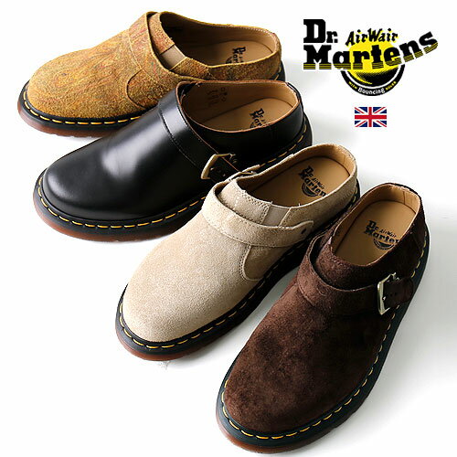 ドクターマーチン サンダル メンズ Dr.martens/ドクターマーチン ISHAM LEATER SUDAL 30619201/30619289/30619291/30627001 Suede・Vintage Smooth【メンズ コンフォートサンダル スリッポン スリッパ スライド AirWair リラックス ミュール 革 おしゃれ かっこいい 大人 プレゼント 正規品]