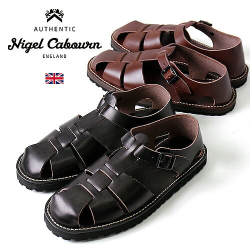 楽天JACKPOTNigel Cabourn/ナイジェル・ケーボン LEATHER GURKHA SANDAL レザーグルカサンダル 80460062000[メンズ 栃木レザー 牛革 ビブラムソール グッズ 正規取扱店 Made in Japanおしゃれ かっこいい 秋 冬 大人 彼氏 プレゼント]