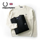 FRED PERRY/フレッドペリー TEXTURED LAMBSWOOL JUMPER K6539 ラムウール スケールテクスチャー ニットセーター 