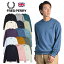 FRED PERRY/եåɥڥ꡼ åȥ 롼ͥåå CREW NECK SWEAT SHIRTS M7535[24ǯղƿ  å å ΢ ƥåץ饤 롼ץХå ߥåɥ ץ ݥ  ʼ ѹ UK  ä ץ쥼]פ򸫤