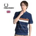 FREDPERRY/フレッドペリー ストライプドタオリングTシャツ STRIPED TOWELLING T-SHIRT M8802 メンズ 半袖 Tシャツ ワンポイント クルーネック コットン シンプル おしゃれ かっこいい 春服 春物 春 夏服 夏物 夏 大人 彼氏 プレゼント