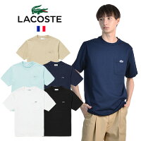LACOSTE/ラコステ クロコエンブレム クルーネック ポケットTシャツ Poket T-Shirts...