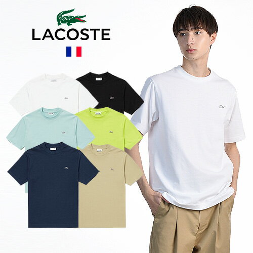 LACOSTE/ラコステ クロコエンブレム クルーネック ベーシックロゴTシャツ Crew Neck One Point T-Shirts TH5582-99 / TH5830-99